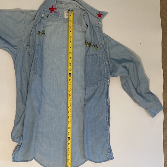 1970 Embroidered 1970 jean shirt - Picture 11 of 14